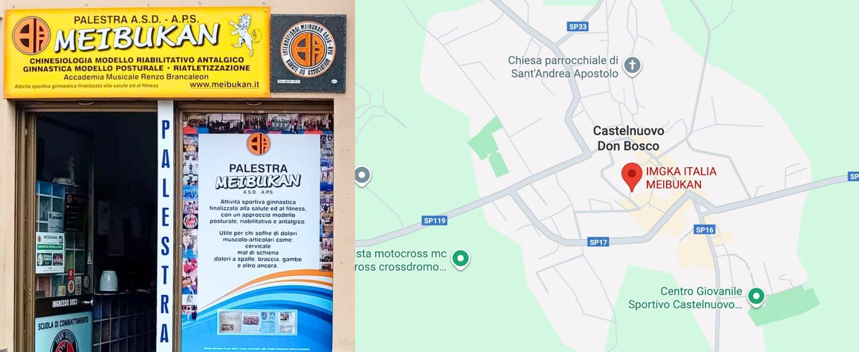 Dove siamo - Palestra Meibukan